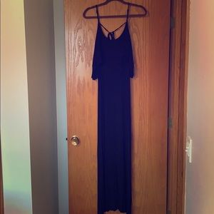Black maxi dress